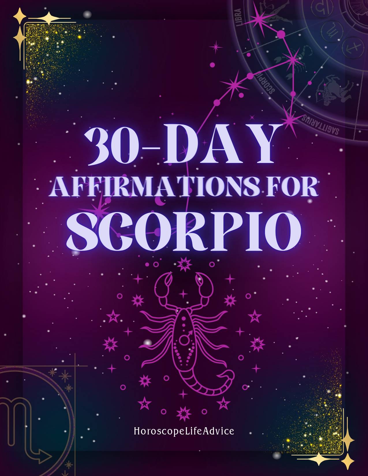 30 Day Affirmations for Scorpio